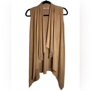 PaulnKC Faux Suede Vest Size M